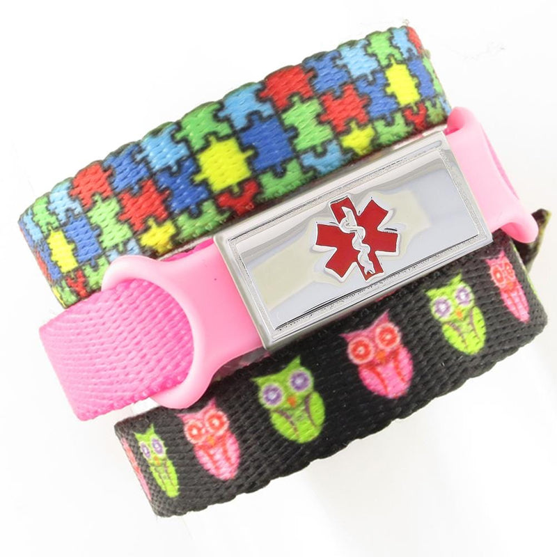 Puzzle & Hoot Triple Pack Medical Bands - n-styleid.com