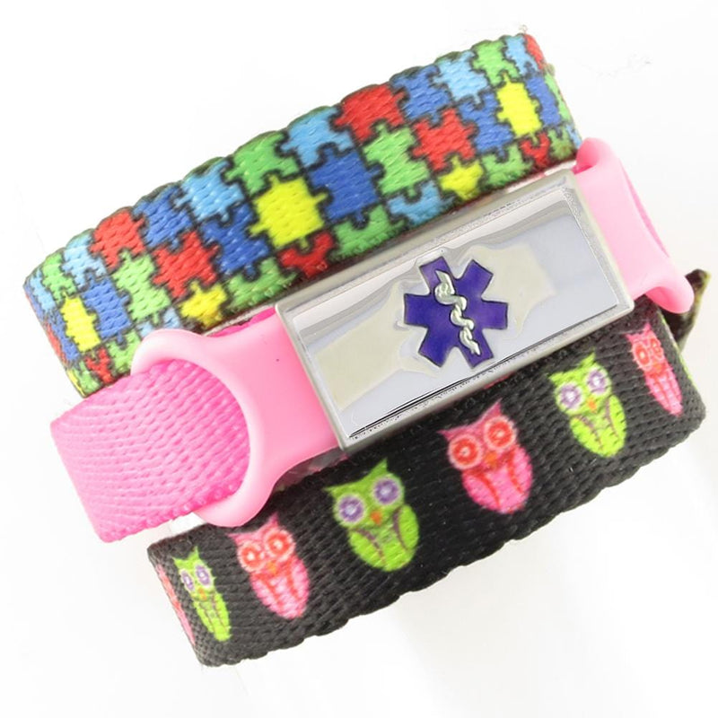 Puzzle & Hoot Triple Pack Medical Bands - n-styleid.com