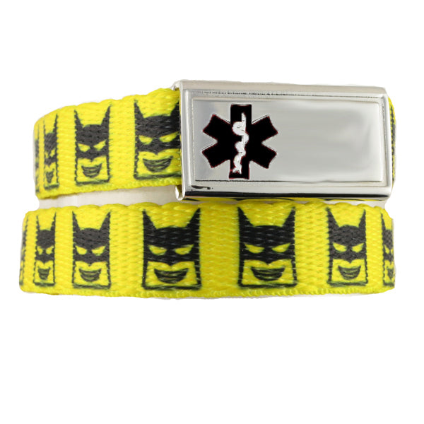 Bat-Kid Medical Bracelets F/E