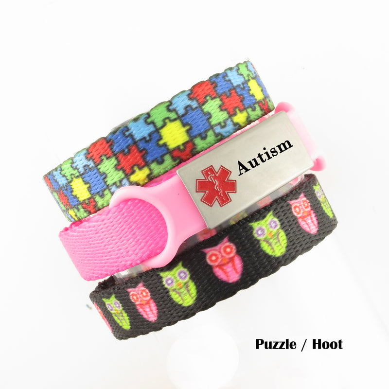 Silicone Wristband Alert Set For Autism, Jewelry Puzzle Flower Bangles  Perfect Adults Gift SH147 From Hiramee, $12.78 | DHgate.Com