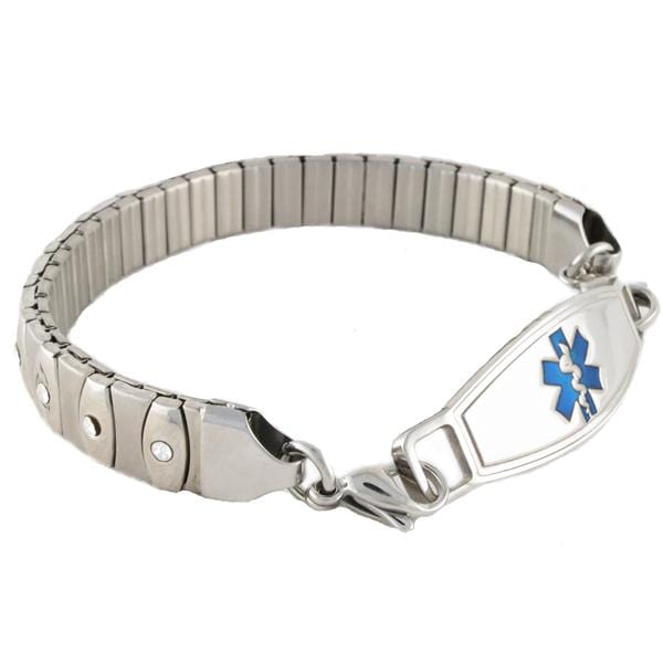Legacy Rope Chain Silver Medical ID Bracelet | Lauren's Hope