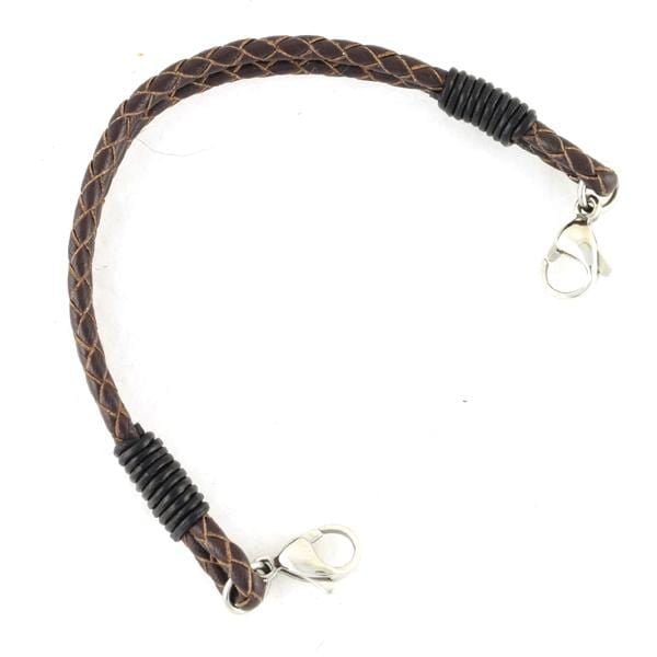 Double Braided Leather Bracelet - n-styleid.com
