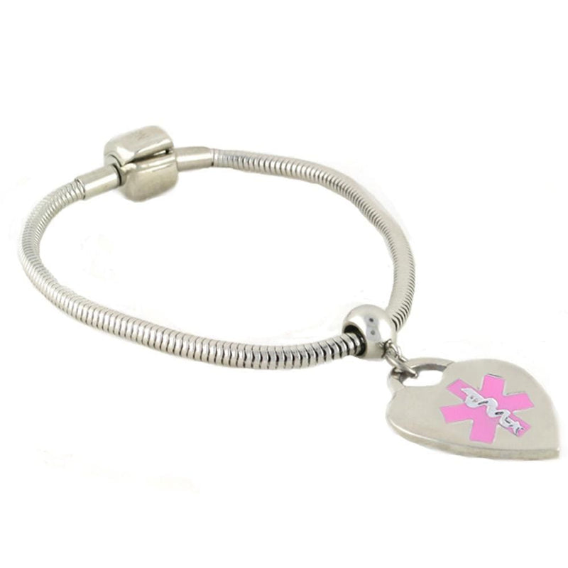 Pan-dorra Heart Medical Charm Bracelet - n-styleid.com