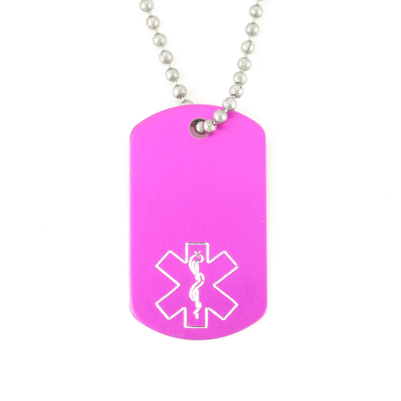Pink Mini Medical Dog Tag - n-styleid.com
