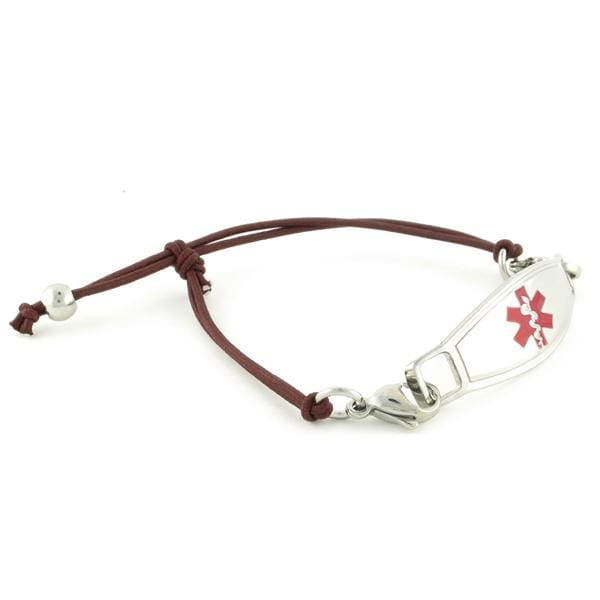 Simplicity Mocha Stretch Medical Bracelet - n-styleid.com