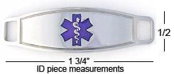 Purple Contempo Medical Tags - n-styleid.com