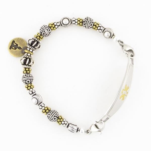Zen Beaded Medical Bracelet - n-styleid.com